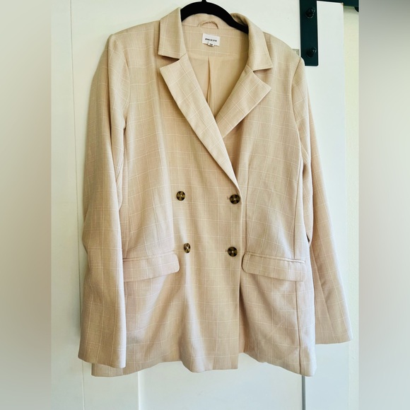 Song of Style Beige Double-Breasted Blazer - Picture 1 of 5